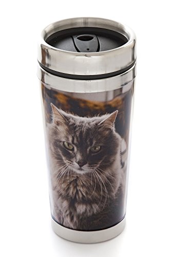 Country Matters Trio of Cats Thermal Insulated Travel Mug