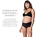Ingrid & Isabel Maternity Support Belt – Adjustable Pregnancy Belly Band for Women – Lightweight, Breathable & Comfortable Belly Support – Ideal for All Pregnancy Stages - Black, M/L