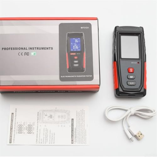 Detector Recargable EMF con Pantalla LCD y Alarma miniatura 7