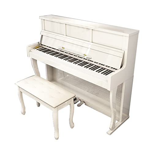 Piano numérique 88 touches pleine taille clavier à action marteau lourd clavier de piano avec banc, support de meuble, USB/MIDI Home Piano numérique for débutant et professionnel (Color : White) - Les Beatles, Paul McCartney, John Lennon, RIngo Starr, George Harrison Piano numérique 88 touches pleine taille clavier à action marteau lourd clavier de piano avec banc, support de meuble, USB/MIDI Home Piano numérique for débutant et professionnel (Color : White)