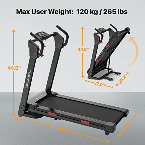 Mobvoi Home Treadmill Incline 3Hp Folding Treadmill 15% Inclines With Bluetooth Workout App Easy Assembly Led Monitor Walking Running Machine For Home Gym Indoor Exercise Fitness 25 Preset Program #TOP6