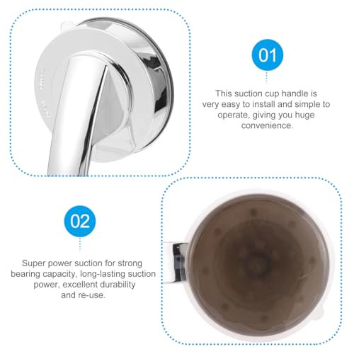Barre d'appui portable sans perçage pour sécuriser la douche - 3