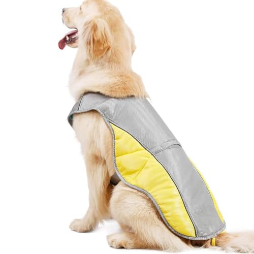 Homieco Hundekühlweste Atmungsaktives Hundejacke Sommer Cooler, Outdoor Anti-Heat Sommermantel für Hund, Kühlweste Kleidung Hundehalsband, Haustierkleidung