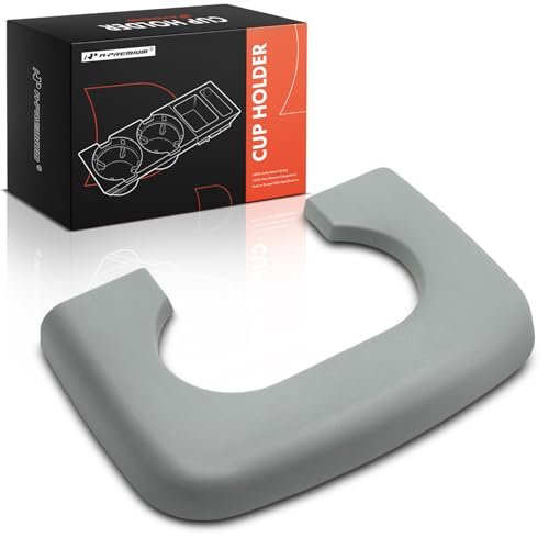 A-Premium Center Console Cup Holder Armrest Cover Trim Surround Panel Replacement Pad Compatible with Ford F-150 F150 1997 1998 1999 2000 2001 2002 2003, Gray by A-Premium - Used condition - US$16.05