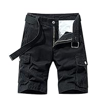 Algopix Similar Product 5 - Mens Modern Stretch Belt Zipper Cargo