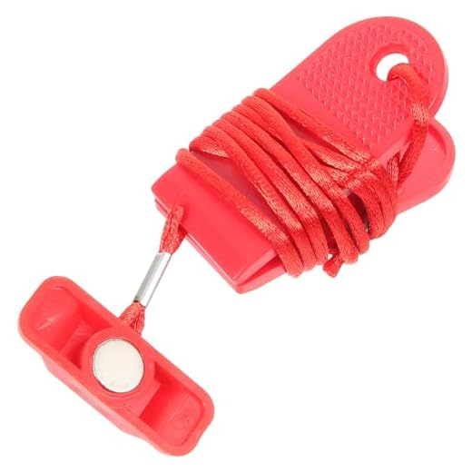 Esteira de segurança universal para chave de segurança com trava magnética kit de reposição fitness esteira esportiva parada de emergência para máquina de corrida acessórios vermelho
