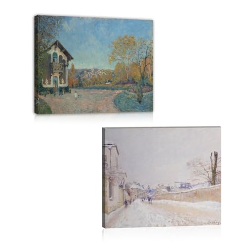 Affiches Paysage Peintures Murale Art Alfred Sisley Décoration Salon 40x55cm