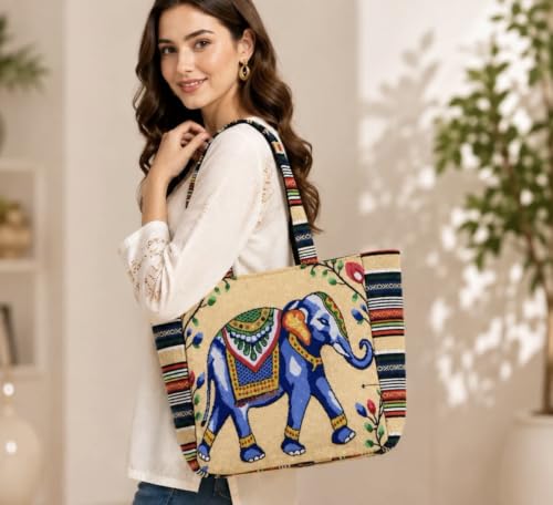 Image of Designer Elephant Handbag for Women Stylish Big Hand Bag for Women Shoulder Hand Bag for Office Use