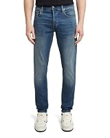 G-Star Men's 3301 Slim Fit Jeans, Vintage Medium Aged, 31W x 32L