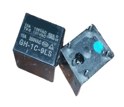 Relé de 5 pines miniatura GH-1C-9LS de 9V para automatización y control de energía