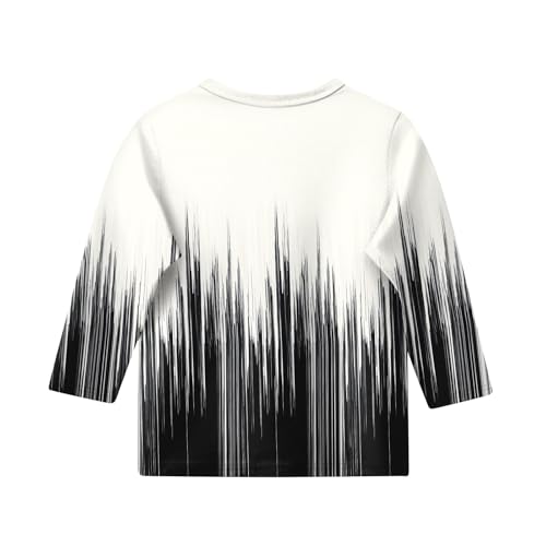 Girls Shirts Round Neck 3/4 Sleeve Cute Tops Summer Pullover Outfits Half Sleeve Fashion Casual 5-16 Years Clothes2