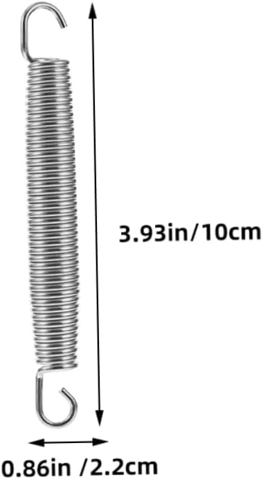 KICHOUSE Galvanized Trampoline Springs Replacement Parts Trampoline Wire Accessories Sturdy Spring Tool