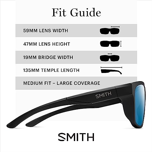 Image of SMITH Barra Sunglasses with ChromaPop Lens Technology - Polarized Performance Sports Active Sunglasses - For Men & Women