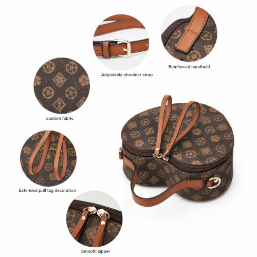 Image of Makes Crossbody Bags for Women Vegan Leather Adjustable Shoulder Strap | Small Purse with Heart Shape Daily Travel College, Large Capacity Handbag Gift for Mother Wife Mom