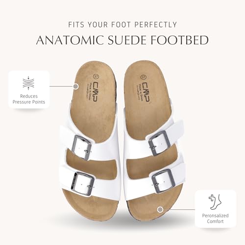 ECO THALITA Women’s Sustainable Sandals – Lightweight, Adjustable Double Buckle with Shock-Absorbing Sole – Casual Travel & Outdoor Footwear – Made in Europe2