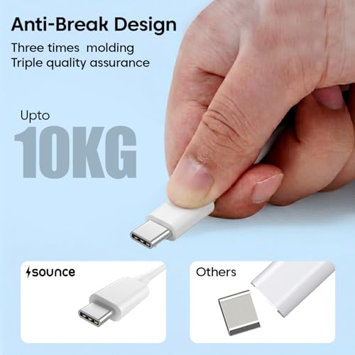 Image of MI-Original 67W HyperCharge Fast Turbo Charging Data Cable | Type-C USB Cable Compatible with Redmi Note 13 Pro /12 Pro /11 Pro 5G /11S /10 Pro Max, Poco X5 /X4 Pro /X3 Pro, Mi 14 /11, (Ash White)