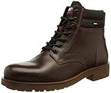 tommy hilfiger schuhe herren outlet Muster: Einfarbig Tommy Jeans Herren Klassische, Kurze Schnürstiefel Mode-Stiefel, Trüffelbraun, 42 EU