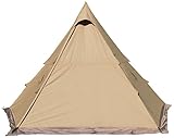 Tienda Tipi Pirámide con Postes Tienda Tipi para Mochileros Senderismo Pesca Canoa Viajes Camping - Tienda para Estufa de Leña