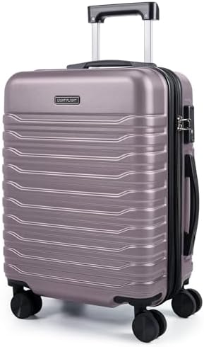 LIGHT FLIGHT Expandable Carry On Luggage 22x14x9 Airline Approved...
