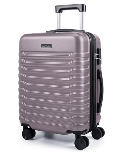 LIGHT FLIGHT Expandable Carry On Luggage 22x14x9 Airline