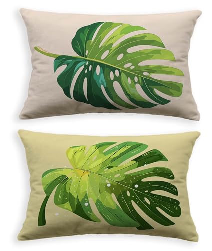 Funda Cojin para Sofá 40x60 cm Evite Desgaste con Terciopelo Verde Lavable Doble Cara 2 uds 3