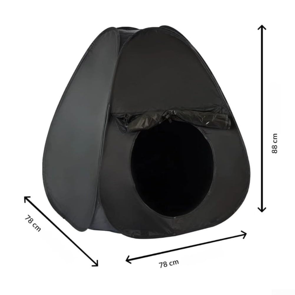 Carpa Infantil Negra Plegable Interior Carpa Infantil Negra Plegable(A 90 * 90 * 90CM)