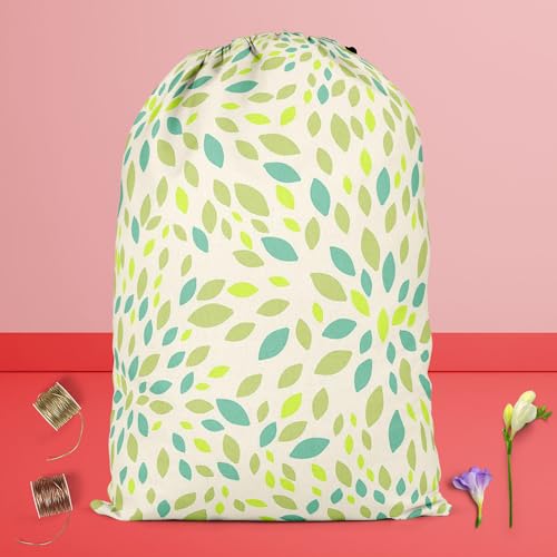 Image of ArtzFolio Leaf Texture | Reusable Sack Bag | Bag for Gym, Storage, Vegetable & Travel