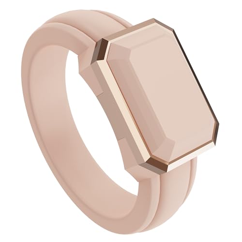 Anillos de silicona mujer bodas y aniversarios pack joyas goma imitación