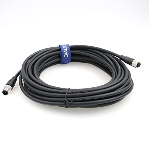 Connettore M12 5 Pin Maschio-Femmina - Cavo In PVC Per Sensori Industriali 30M - Foto 6