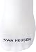 Van Heusen Mens Low Cut Socks - 6 Pack Moisture Wicking Cushioned Athletic No Show Socks for Men, Size 6-12.5, All White