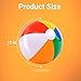 UMUACCAN Beach Ball 12 Pack - 12'' Inflatable Beach Balls for Kids Bulk, Swimming Pool Toys Beach Toys for Summer Water Games, Hawaiian Tropical Theme Party Decorations Favors Supplies