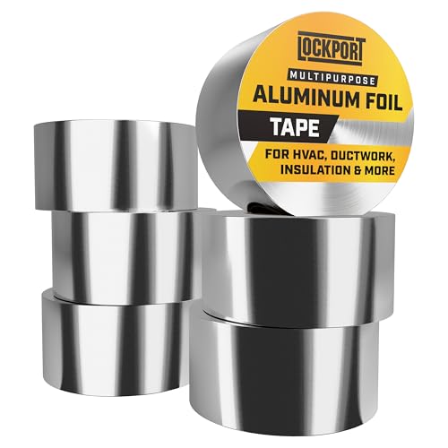 Lockport Aluminum Foil Tape 2 x450 ft - 6 Pack