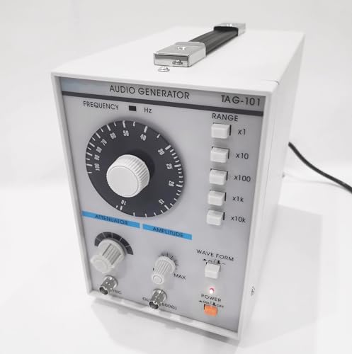 Image of Generic Signal Generator, 10Hz-1MHZ Adjustable Signal Generator, Low Frequency Generator, Sine Wave & Square Wave, Accuracy ±5%, 110V (TAG-101)