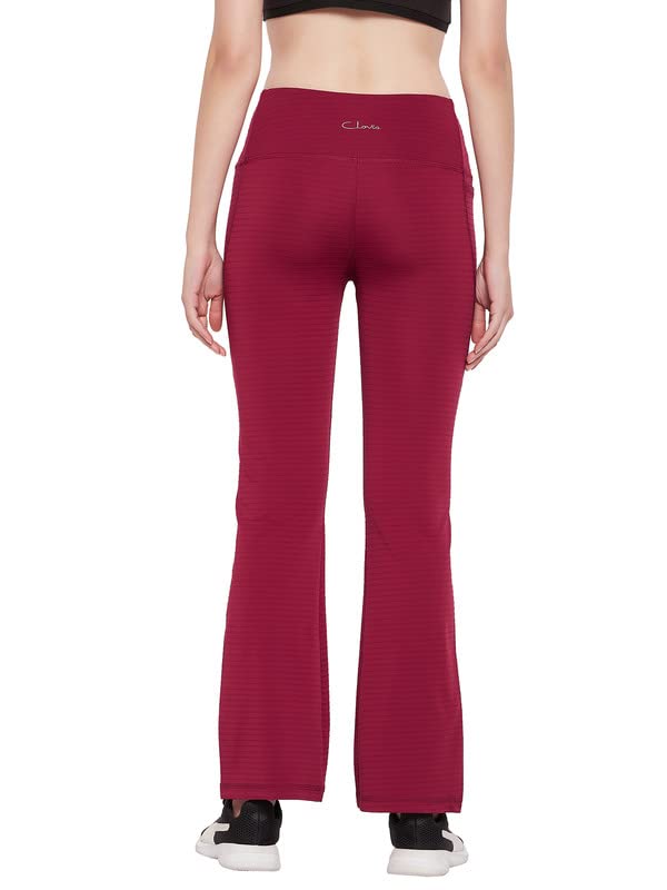 Image of Clovia Women's Slim Fit Mid Rise Pants