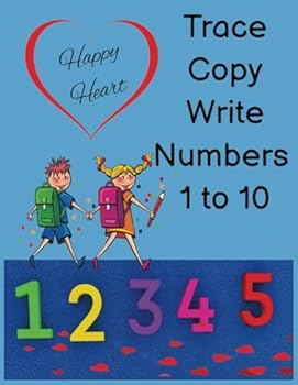 Paperback Trace, Copy, Write Numbers 1-10 Book