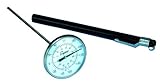 Supco ST08 Stainless Steel Pocket Dial Thermometer, 5' Stem, 1-3/4' Dial, -40 to 160 Degrees F