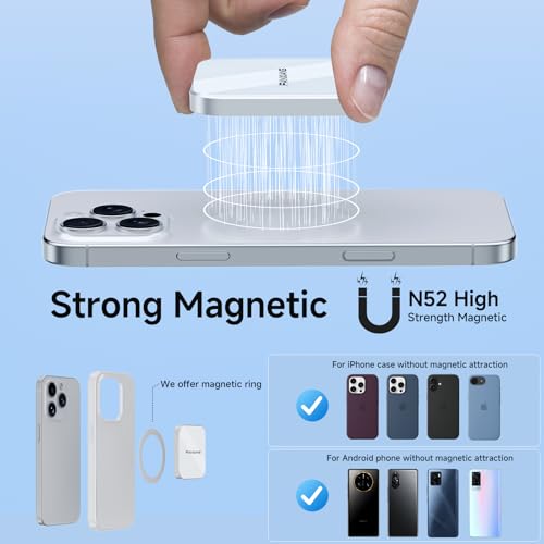 Image of 2TB Magnetic External SSD,2000MB /s Type-C USB 3.2 Gen 2x2 Portable SSD,Ultra-Slim External Hard Drive,4K ProRes Recording & Store,External Solid State Drive for iPhone15 /16 /17 /Android /PC /Mac -PS2005