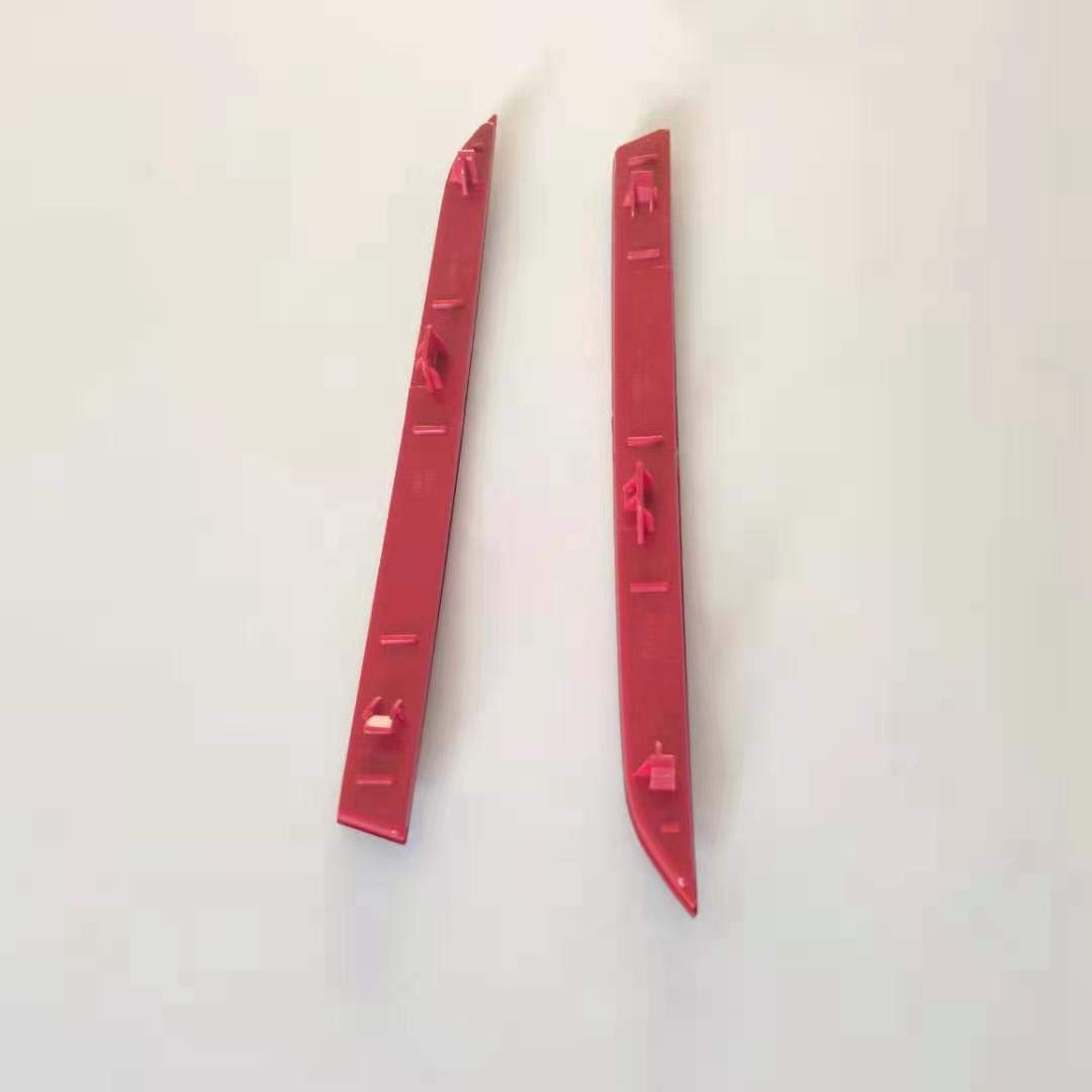 Riflettori Paraurti Posteriore Rosso Per BMW Serie 3 F30 F31 M Sport 2012-2017 - 2 Pezzi, Plastica