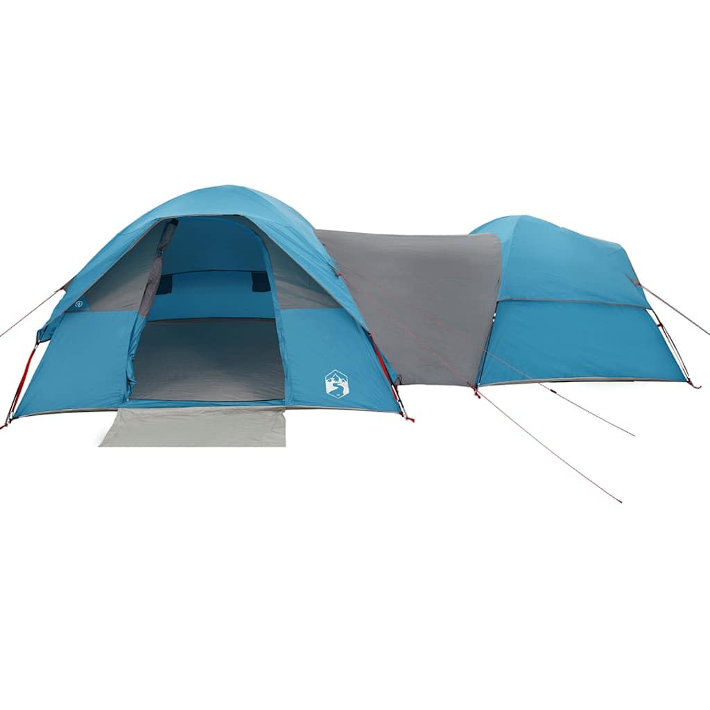 Tenda da campeggio per persone verde, impermeabile, leggera tenda a tunnel con cabine per dormire, ingressi, connettore E, per famiglia, trekking, spiaggia, all'aperto, festival, viaggi