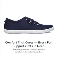 Skechers Women's Bobs B Cute Sneaker – Memory Foam, Flexible Outsole, Lightweight Vegan Shoes, Navy, 10 — image 2