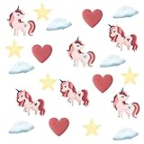 invitacion unicornio confeti Fabricado en la UE, de papel FSC respetuoso con el medio ambiente