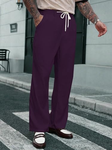 Image of TOPLOT Men's Casual Pant || Trouser for Men || Straight Leg Pant for Man (5267)