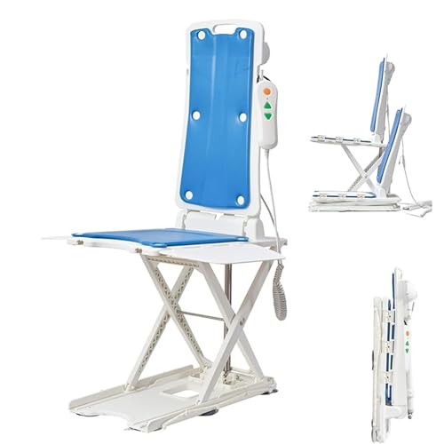 Chaise élévatrice de bain électrique, étanche, pour baignoire, aide les personnes âgées et handicapées, supporte jusqu'à 136 kg, comprend des ventouses étanches