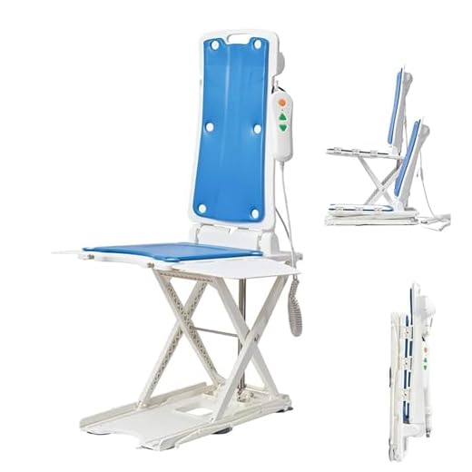 Electric Bath Lift Chair, Waterproof Lift Assist Device for Seniors and Disabled, Supports Up to 300 LBS, IP68 Rated with Suction Cups for Stability