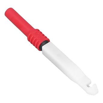 0.7mm Test Probe Piercing Needle Kit with Red Sheath, Multimeter Wire Testing Accessory Set for Automotive Electrical Diagnostic, ESD Safe Insulated Tip Continuity Tester Tool