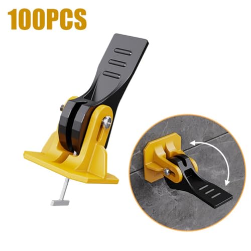 Kit nivellement carrelage céramique 100 pièces outil construction murale sol - 6