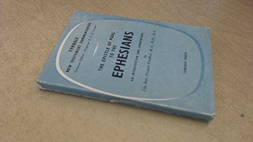 Epistle of Paul to the Ephesians (Tyndale New T... 0851116132 Book Cover