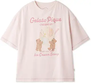 [ジェラート ピケ] アイスクリームベアワンポイントTシャツ PWCT262227 レディース