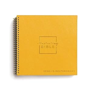 Book cover NIV, Spiral-bound Illustrating Bible: Genesis – Deuteronomy, Leathersoft Spiral, Yellow: Draw, Write, and Reflect Your Way Through Scripture