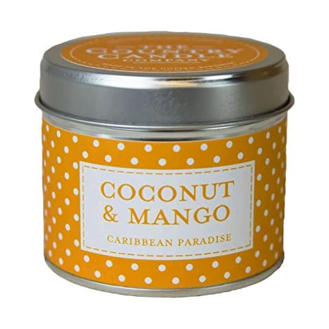 The Country Candle Company Polka-dot Tin Candle - Coconut and Mango Cover